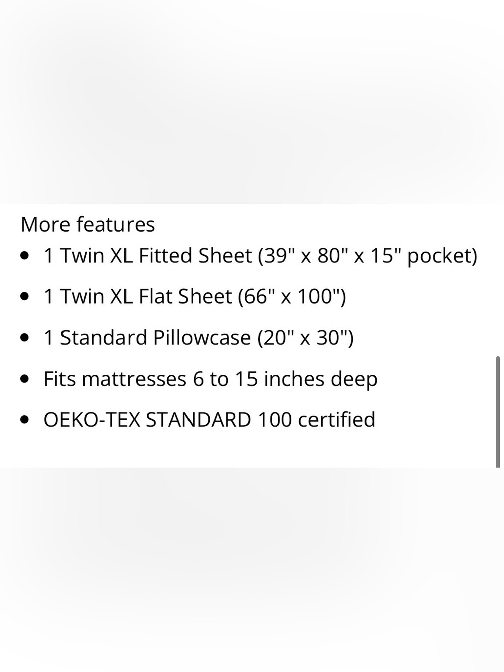 TWIN XL Sheet Set 100% Washed Microfiber - DUSTY ROSE - Picture 5 of 9